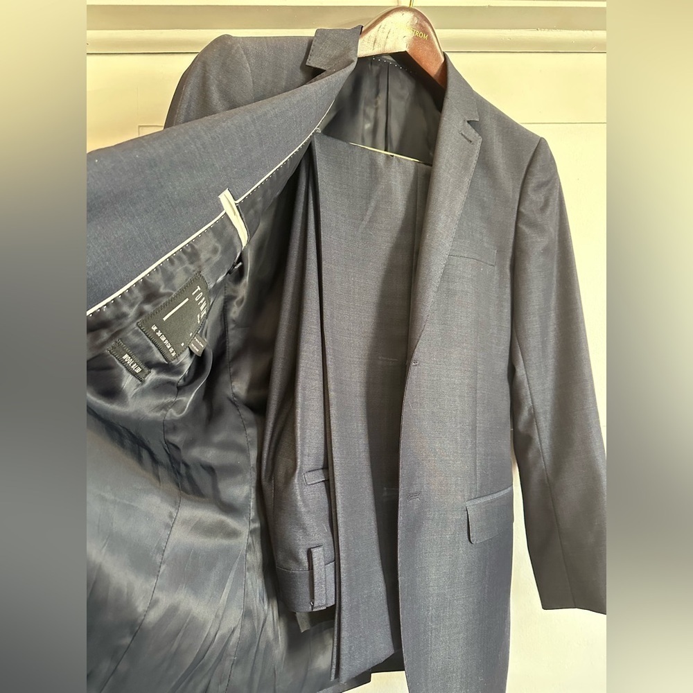 Topman wool blend suit size 36 - Picture 2 of 3